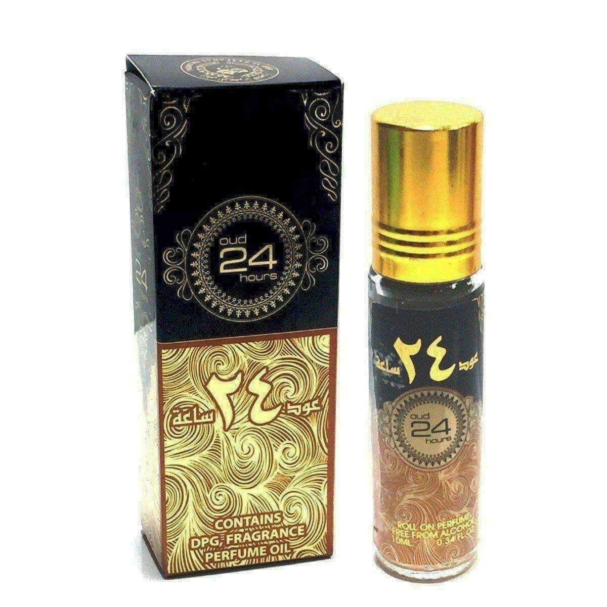Oud Attar Oil, 10 ml Roll-On - Long-Wearing Woody Fragrance