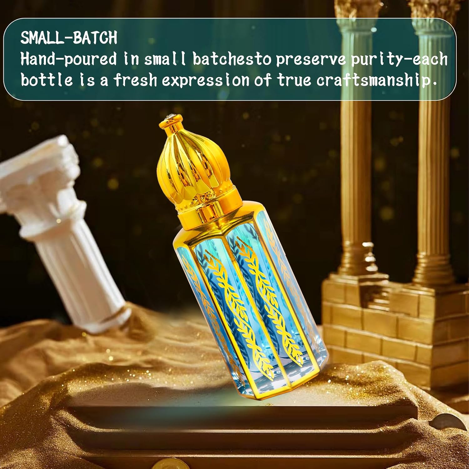 Arabian Perfume Oil Set for Women - 3 Bottles, 1.2 fl oz Total