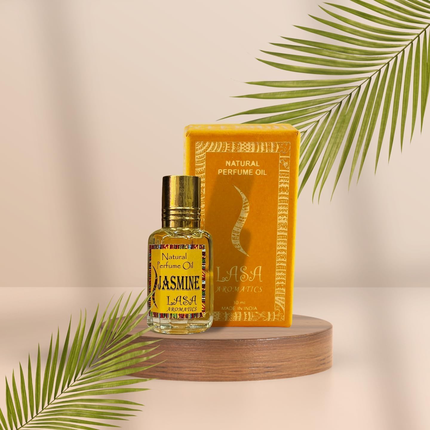 Jasmine Perfume Oil, 10 ml Roll-On - Unisex Body Attar